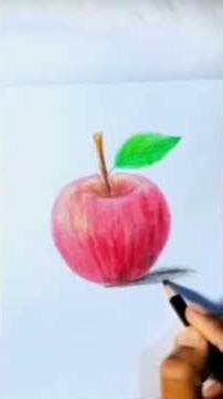 This Apple Drawing Looks Real 🍎 | Pencil Sketch Tutorial
