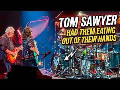 Rush Had the Crowd Eating Out of Their Hands by the End of Tom Sawyer