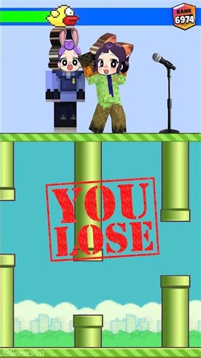 Help Rumi Hopps in the game Flappy Bird!