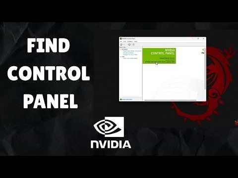 How To Find Nvidia Control Panel on PC
