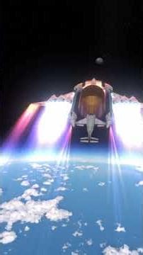 This spaceplane launches on a rocket sled - extended