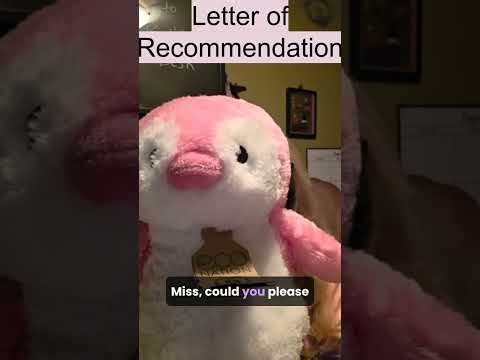 Writing Letters of Recommendation for your Students!