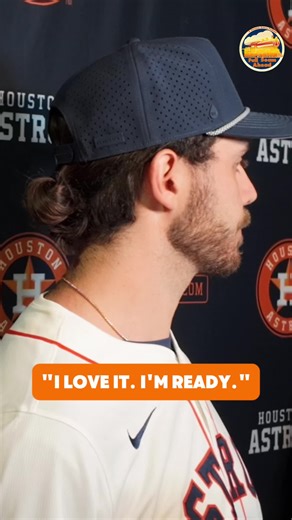 Astros right-handed pitcher Spencer Arrighetti is fired up for Spring Training competition, reacts to Astros new additions! #astros #houstonastros #baseball #mlb #fyp