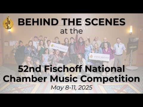 2025 Fischoff Competition: BEHIND THE SCENES VLOG