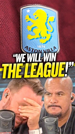 Samantha the Villa fan believes that they will win the Premier League this season! 🏆
