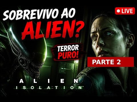 🔴 SOBREVIVI AO PRIMEIRO DIA… MAS PIOROU 😱 Alien Isolation Parte 2
