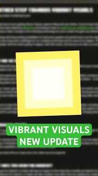 MINECRAFT JUST RELEASED A BIG VIBRANT VISUALS UPDATE FOR JAVA