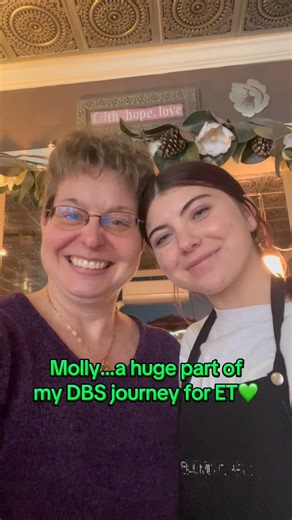 Molly has been a part of my entire DBS journey for Essential Tremor. She shaved my head for surgery.