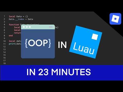 All Of Object Oriented Programming In Lua(u) in 23 Minutes