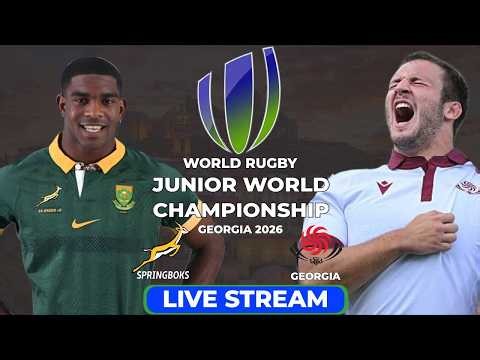 Live U20 Rugby World Cup: South Africa vs Georgia!