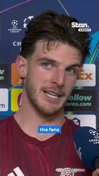 'If it's Premier League it's not given' 🗣️ Declan Rice on the referee in Arsenal v Atletico #UCL