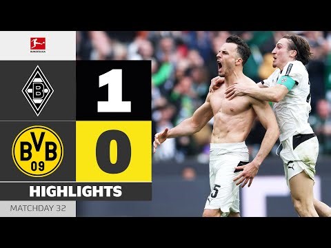 Tabaković Saves Gladbach! | BORUSSIA M'GLADBACH - BORUSSIA DORTMUND | Highlights | MD32 – Bundesliga