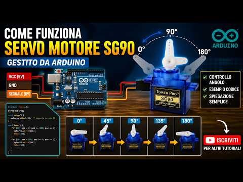 14) - Come Controllare il Servo SG90 da Zero