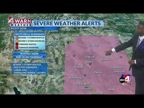 Severe weather and flooding possible across Utah