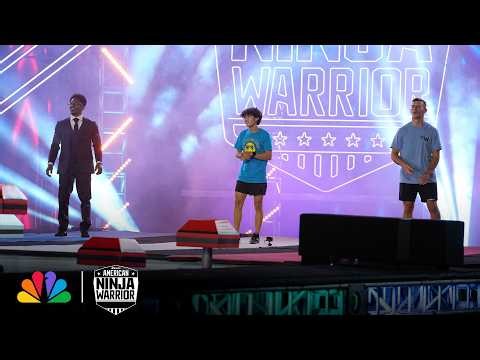 Two High School Students Take On Experienced 'Unc' Ninja | American Ninja Warrior | NBC