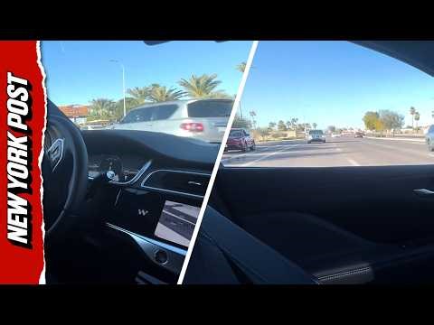 Watch: Self-Driving Waymo Freezes While Turning Left in Busy Multi-Lane Intersection