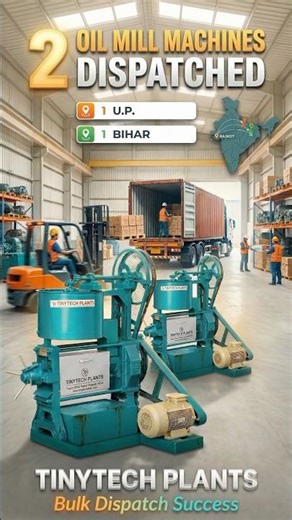 2 Cold press oil machines dispatched to UP & BIHAR #oilmill #oilpressmachine #oilextraction