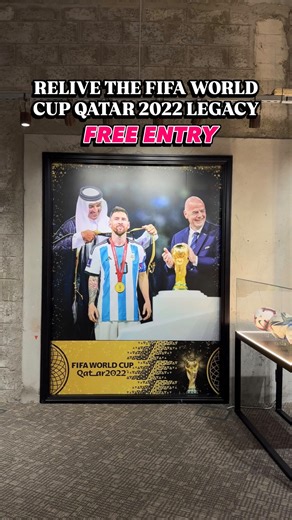 Qatar Local on Instagram: "The Journey and Legacy of the FIFA World Cup Qatar 2022™ Legacy Exhibition at Katara takes you back to the moments that redefined global football from Qatar’s winning bid and preparations, to the tournament’s cultural, sporting, and social impact. ⏰ Open daily: 10 AM – 10 PM 📅 Open until: 29 December 2026 🎟️ Free Entry 📍 Katara Cultural Village – Building 45 Drop a comment for the location pin 📍 A must-visit for football fans, history lovers, and anyone curious abo