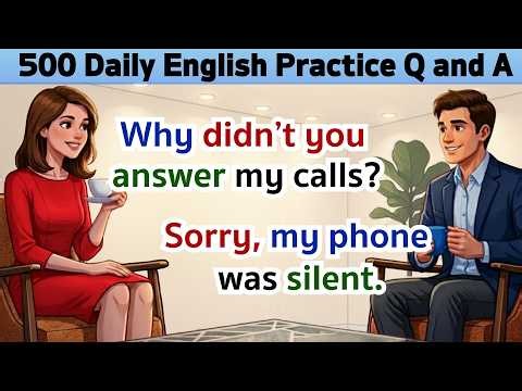 500+ Daily Questions and Answers | English Speaking Practice for Beginners | English Conversation