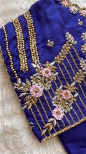 #maggam #embroidery design blouse #new #@AyeshaMaggamwork #@Ayesha_Fathima_756