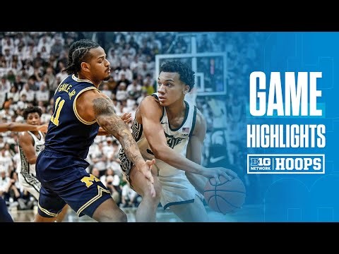 Michigan at Michigan State | HIGHLIGHTS | Big Ten Men's Basketball | 01/30/26