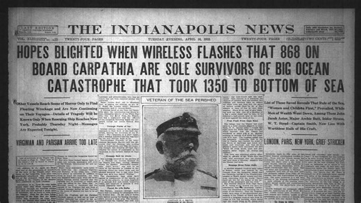 The forgotten Titanic survivor from Indianapolis