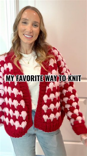 My New Favorite Way to Knit #knitcardigan #knitting #diy #knittingtutorial #knitflix #knitlove