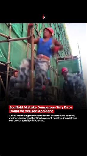 🚨 Scaffold Mistake Dangerous 😳 Tiny Error Could’ve Caused Accident 🚨