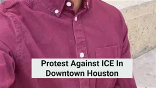 KHOU 11's Orko Manna has the latest on a protest against ICE in downtown Houston in the aftermath of Renee Good's shooting death. | KHOU 11 News