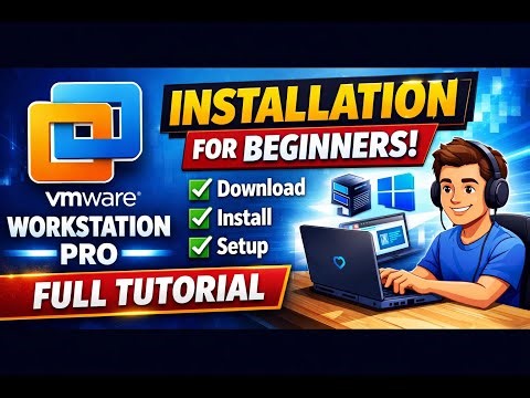 VMware Workstation Pro Download and Installation for Beginners | Full Tutorial