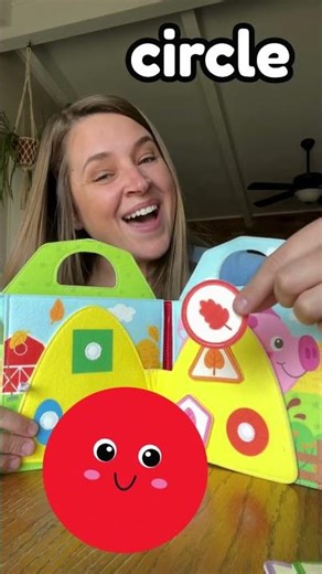 Cute 😁 Circle Shape Song 🎶for Kids #childrenssongs #kidssongs