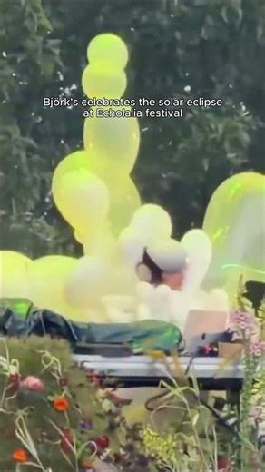 Björk plays Arca’s ‘Rakata’ at her solar eclipse festival in Iceland