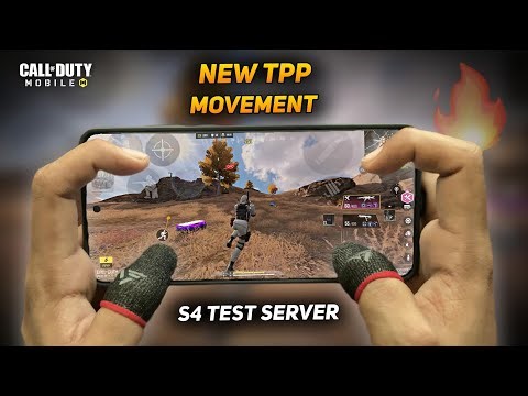 CODM BR New TPP Movement Gameplay on Season 4 Test Server with 4 Finger Claw HANDCAM