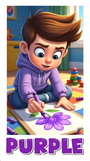 spell the color purple #staylittlechannel #learning