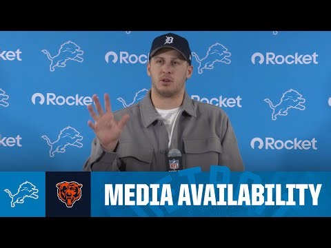 Jared Goff postgame media availability | 2025 NFL Regular Season Week 18: Lions at Bears