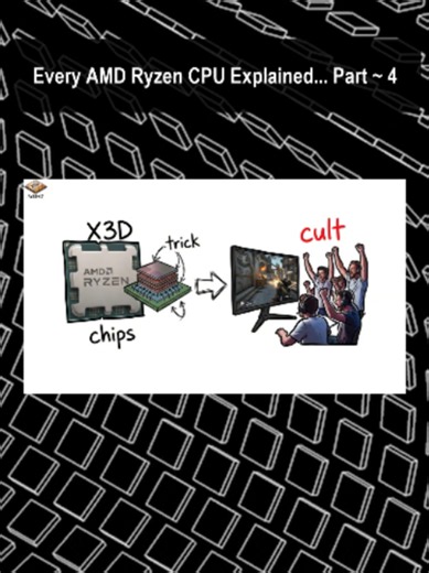 Part 4 ~ Every AMD Ryzen CPU Explained AMD’s Ryzen lineup has grown far beyond Ryzen 3, 5, 7 and 9. This video explains every Ryzen family in plain English, from cheap everyday chips to monster workstation CPUs. It starts with the core tiers and what each one is good at, and decodes the letters at the end of every model name, from U and G to X and the gaming-focused X3D. Then come the newer families. Ryzen AI adds an NPU for on-device AI in premium laptops, and Ryzen AI Max packs a powerful CPU 