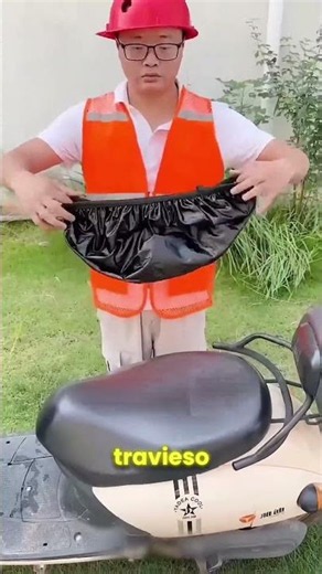 Incredible Motorcycle Seat Cover So You Don't Get Wet 🤩🏍️