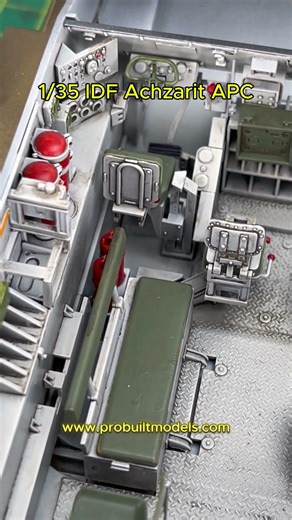 Inside the 1/35 IDF Achzarit APC – Full Interior Build