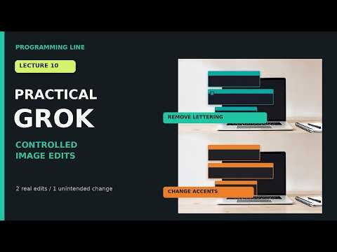 Grok Image Editing: Remove Text and Change Colors | Practical Grok 10
