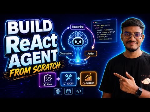 Build a ReAct AI Agent from Scratch in Python | No LangChain, No Frameworks