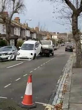 live Accident recorded in camera