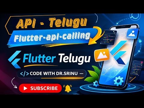 Api Flutter Telugu Json Data #flutter 19th flutter telugu api calling GetData | Api Flutter | data