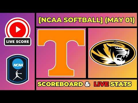🔴 #7 Tennessee vs Missouri LIVE | NCAA College Softball | May 1, 2026 | Live SCOREBOARD