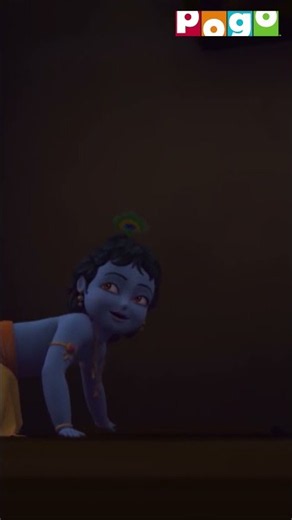 Little Krishna Ka Hidden Makhan Hunt!🧈🔎| Little Krishna 🪈 | #shorts | @PogoChannel​