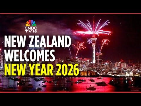 WATCH: New Zealand Rings in 2026 With Dazzling Fireworks in Auckland | New Year 2026 | N18G
