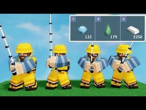 4 Fishers + Farmer is Insane.. (Roblox Bedwars)