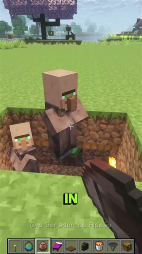 Starter Farms in Minecraft - Iron Farm Tutorial Minecraft. #minecraft #viralshorts