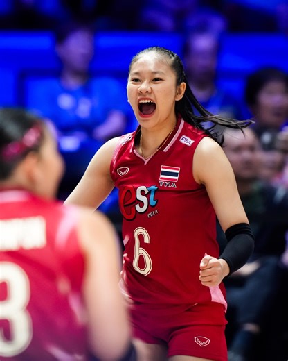 #VNL2025 : DEBUT ON THE WORLD STAGE ✨ At just 19, Warisara Seetaloed 🇹🇭 steps onto the national team stage for the first time, bringing fearless energy 🔥 and gaining invaluable experience battling against the world’s best — and tallest — blockers 💪🏻. A debut that marks the start of something exciting, with plenty still ahead 🤩. 🏐 #Volleyball #BePartOfTheGame | Volleyball World