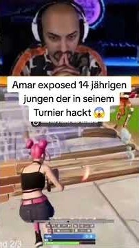Amar exposed 14 jährigen Jungen in seinem Fortnite Turnier 😱#fortnite #rezon #shorts