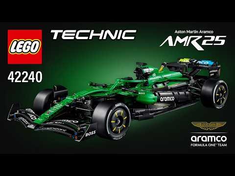 LEGO Technic Aston Martin Aramco AMR25 F1 Car (42240)[1547 pcs] Step-by-Step Building Instructions